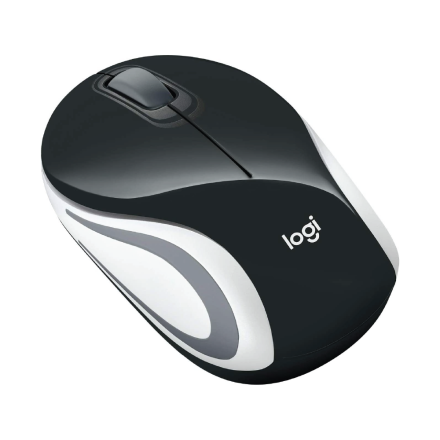 Logitech M187 Portable Wireless Mouse (Black/Blue/Bright Read/White)