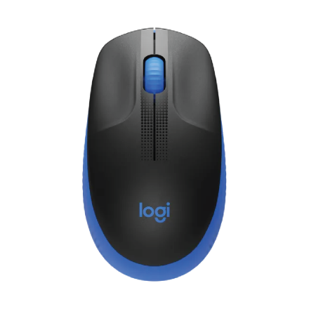 Logitech M190 Full-Size Wireless MSE (Charcoal/Blue/Red)