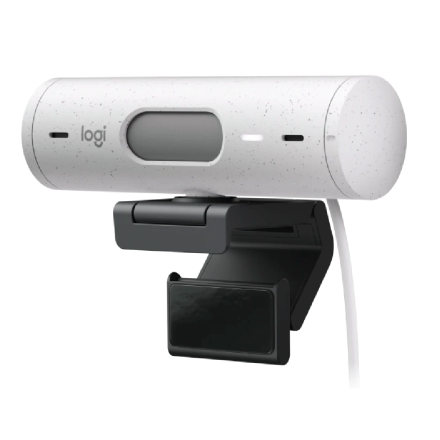 Logitech Brio 500 Full HD Webcam (Graphite/ Off White/ Rose) -  