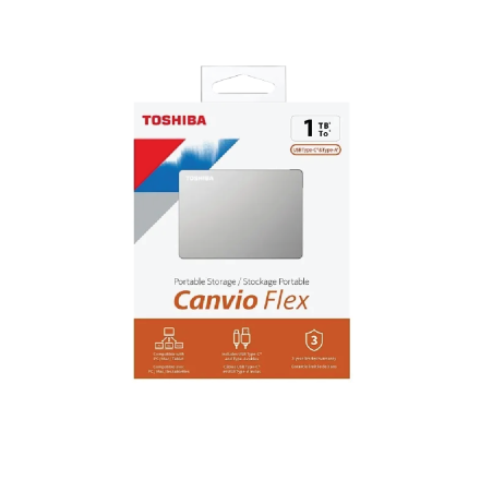 Toshiba Canvio Flex | USB 3.0 | External Hard Drive (1TB / 2TB / 4TB)