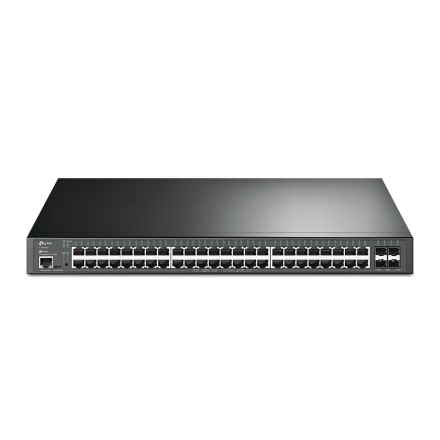 TP-Link TL-SG3452XP | JetStream 48-Port Gigabit and 4-Port 10GE SFP+ L2+ Managed Switch with 48-Port PoE+